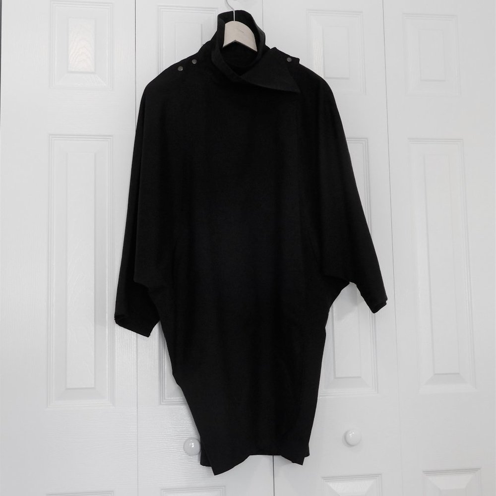 Vintage Black Poncho in size OS